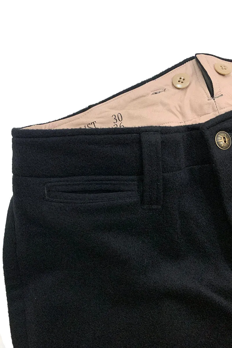 High Back Wool Work Trousers