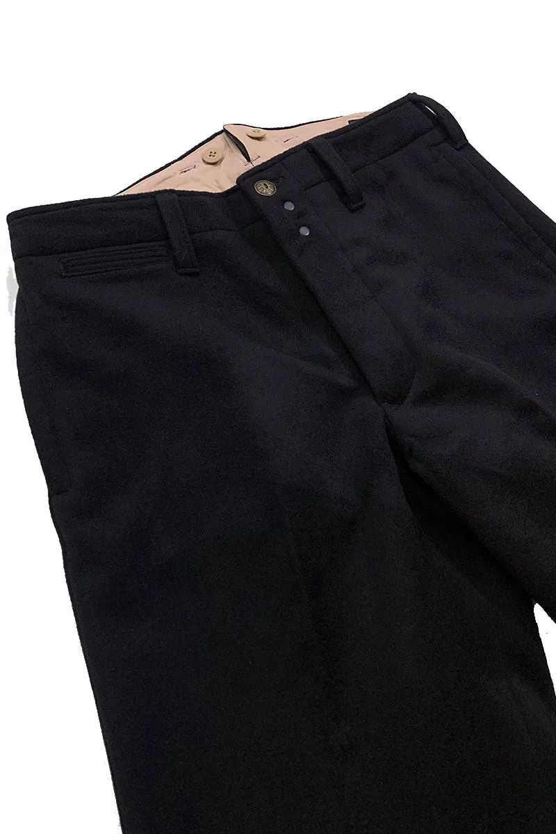 High Back Wool Work Trousers