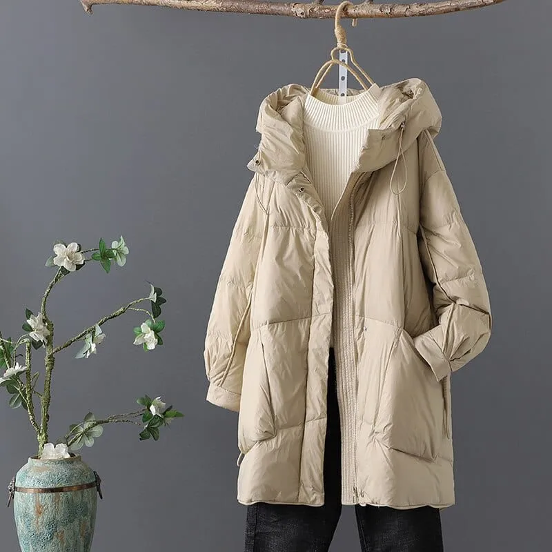 Hooded loose Down Coat