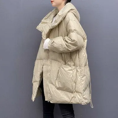 Hooded loose Down Coat