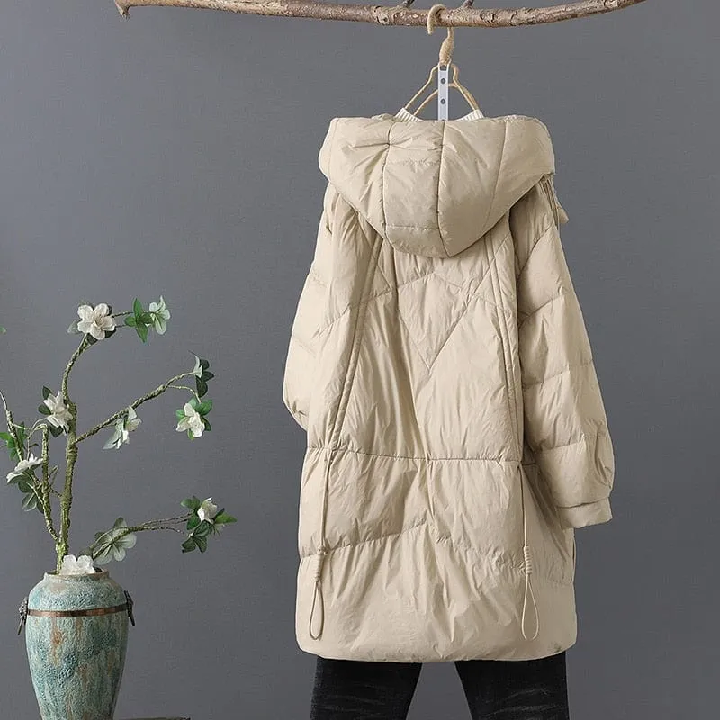 Hooded loose Down Coat