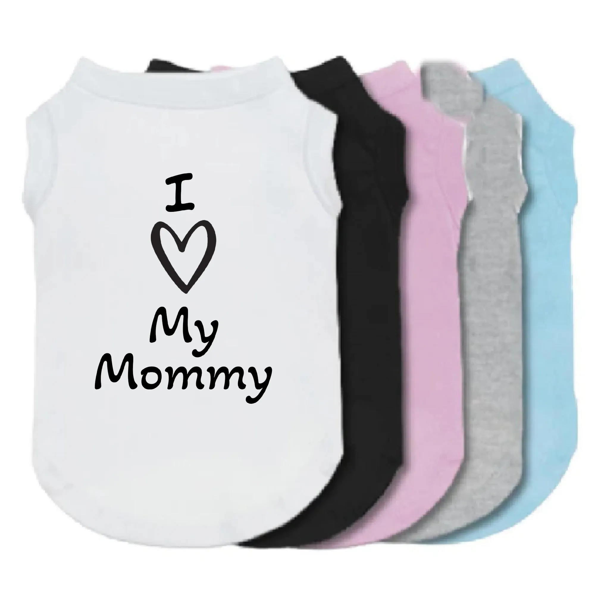 I Love My Mommy Pet Shirt