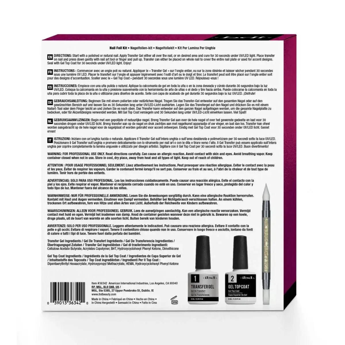 IBD - Nail Foil & Transfer - Nail Foil Kit