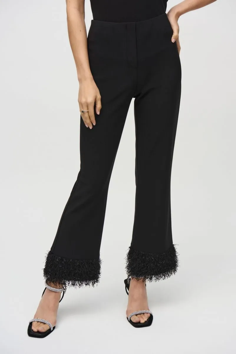 Joseph Ribkoff Silky Knit and Novelty Flared Pants (Seperate)