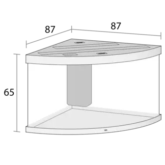 Juwel Trigon 350 LED Tank and Stand