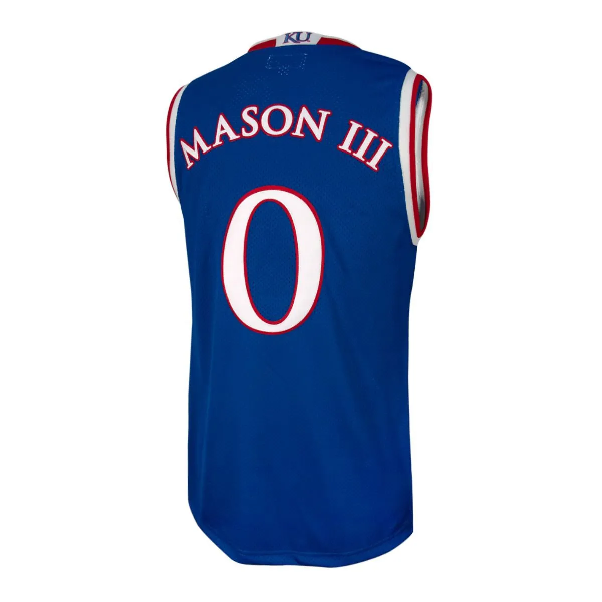 Kansas Jayhawks Frank Mason III #0 Retro Brand Authentic Basketball Blue Jersey