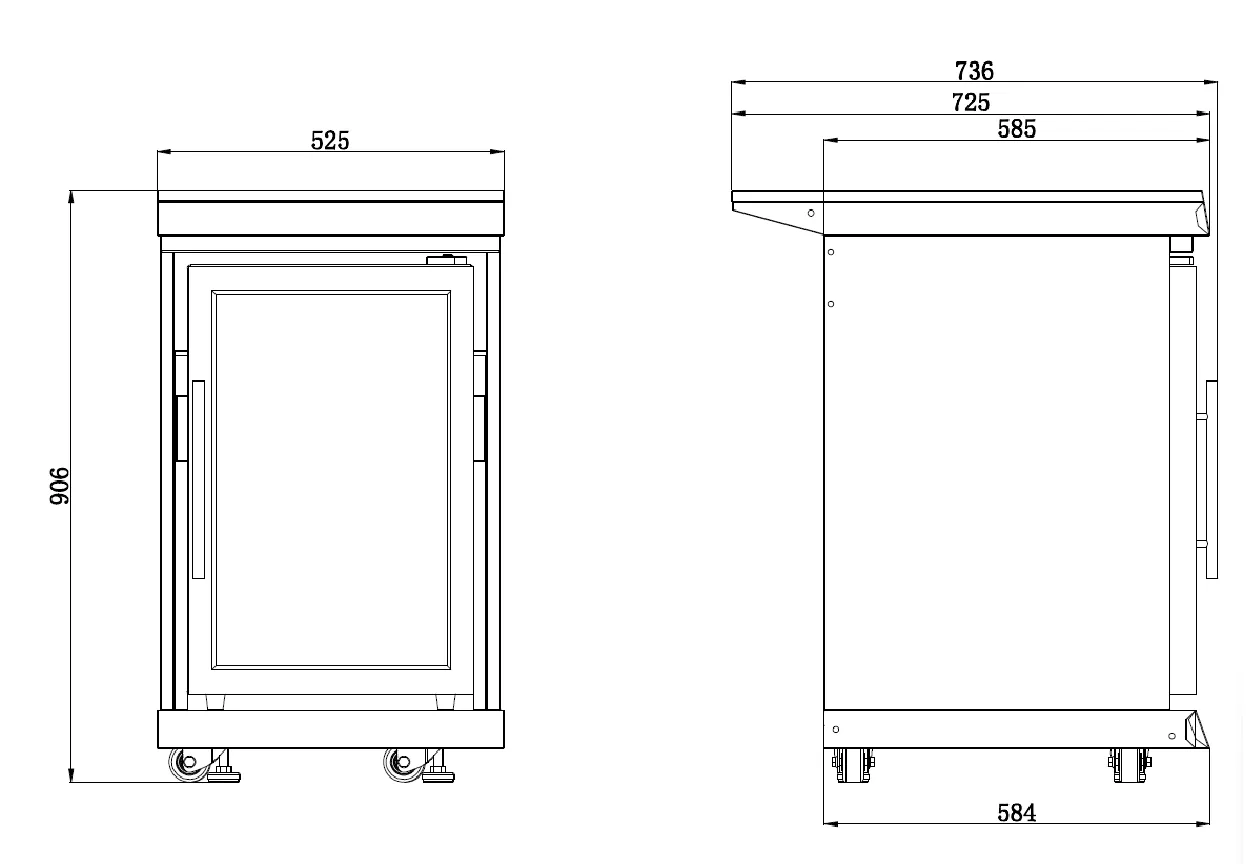 Kingsley 6-Burner Outdoor BBQ Kitchen: Black Stainless Steel, Stone Bench, Fridge, Sink, Height Adjustable