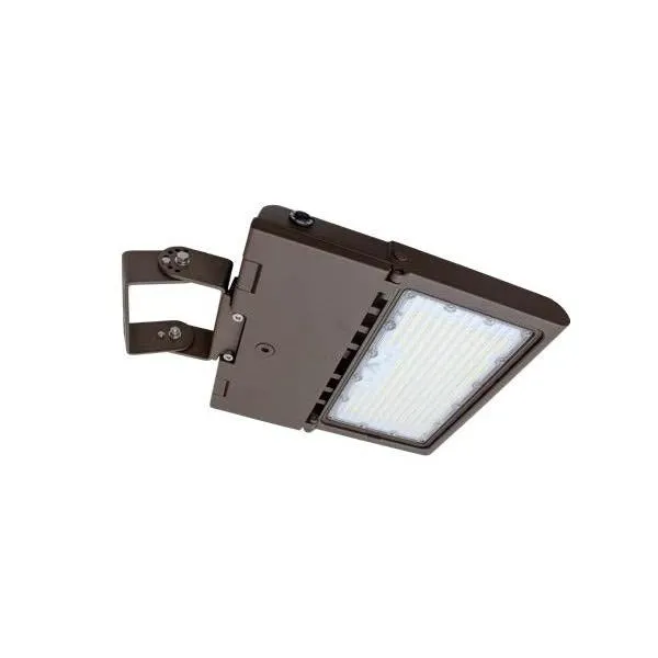 LED High Lumen Area/Parking Lot Light, Selectable Wattage 150/200/240/300, Selectable CCT, 120-277V, Bronze Finish