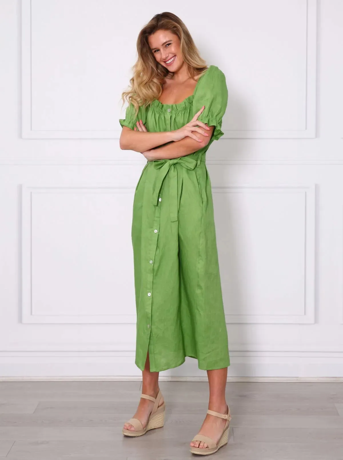 LEONI AUSTRALIA Elka Dress Green