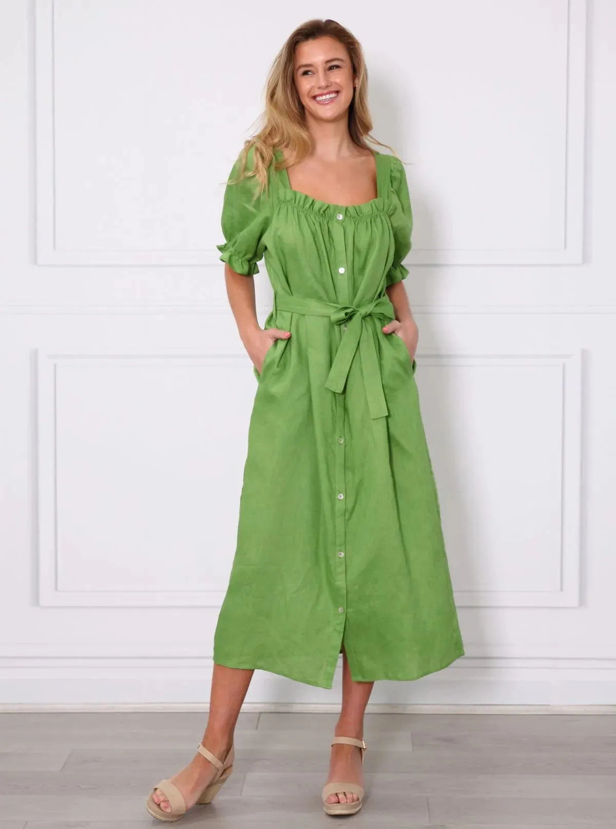 LEONI AUSTRALIA Elka Dress Green