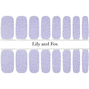 Lily and Fox - Nail Wrap - Blue Satin