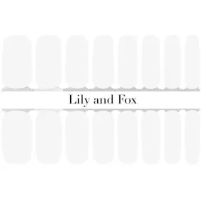 Lily and Fox - Nail Wrap - First Snow