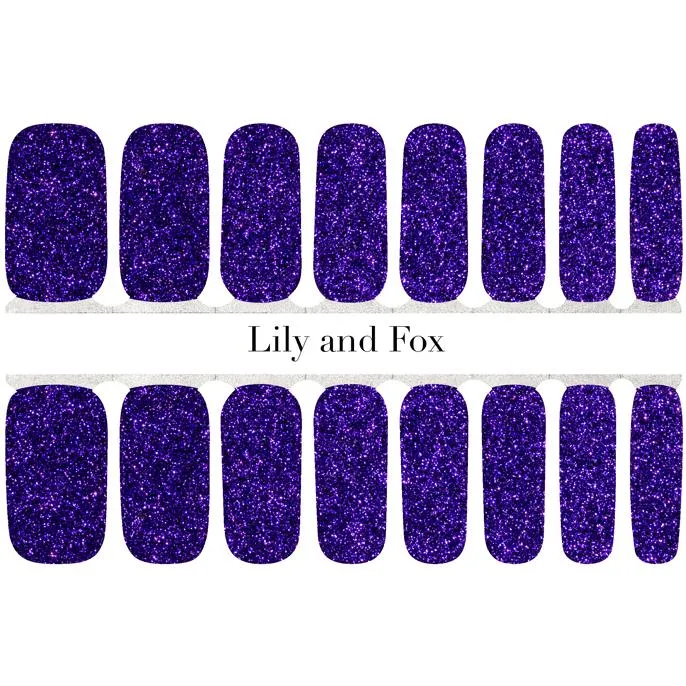 Lily And Fox - Nail Wrap - Purple Rain