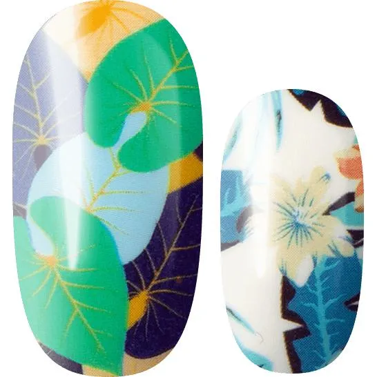 Lily and Fox - Nail Wrap - Tropical Oasis