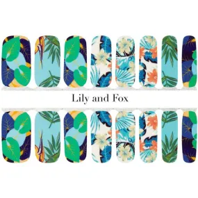 Lily and Fox - Nail Wrap - Tropical Oasis