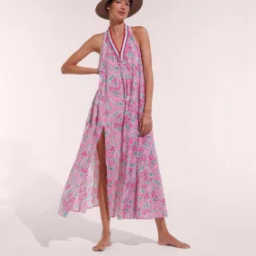 Long Dress Nava in Pink Kaktus