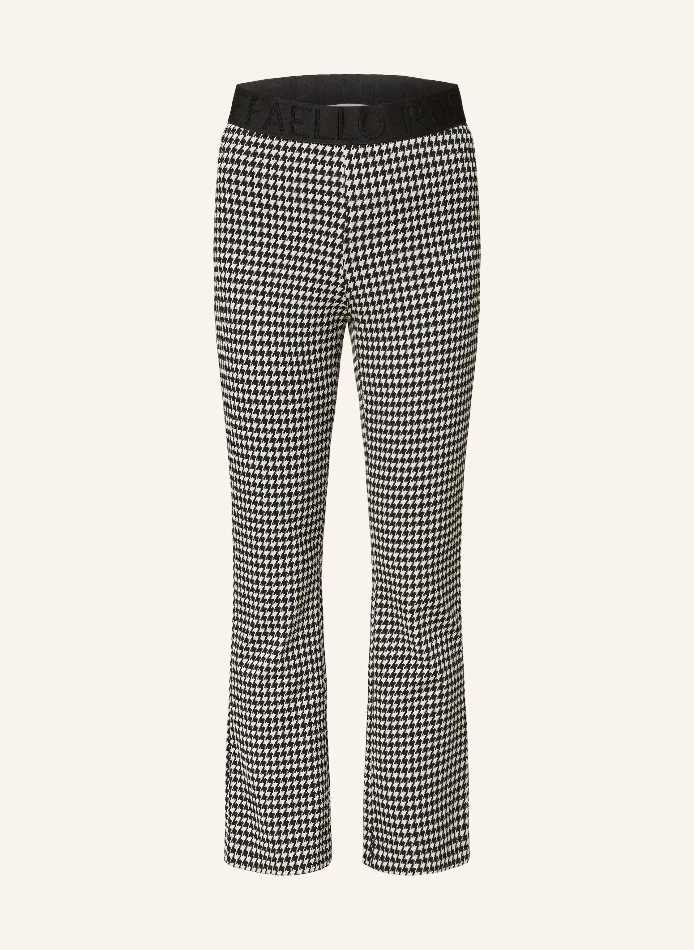 Macy G 7/8 Houndstooth Jersey Pants