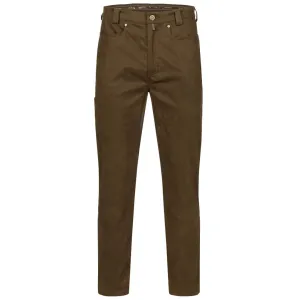 Maddox Suede Trousers - Dark Brown by Blaser