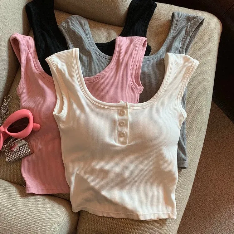 Maria Tank Tops with Inbuilt Bra