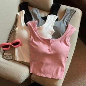 Maria Tank Tops with Inbuilt Bra