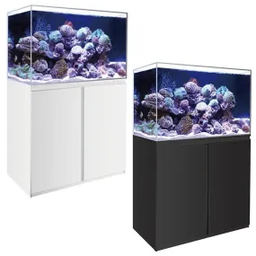 Marine Tank Sump & Cabinet - White / Black 350L -91cm