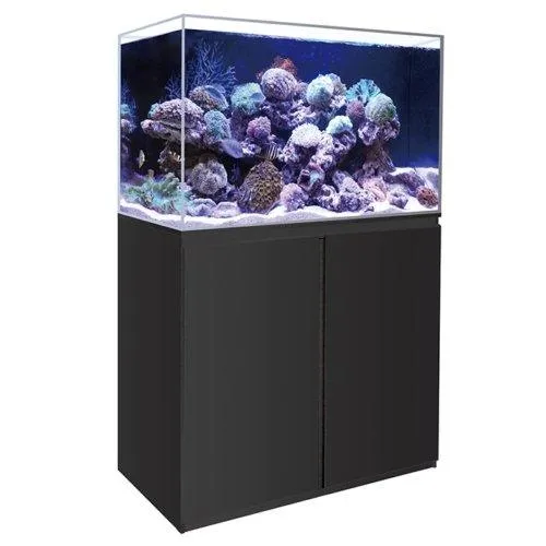 Marine Tank Sump & Cabinet - White / Black 350L -91cm