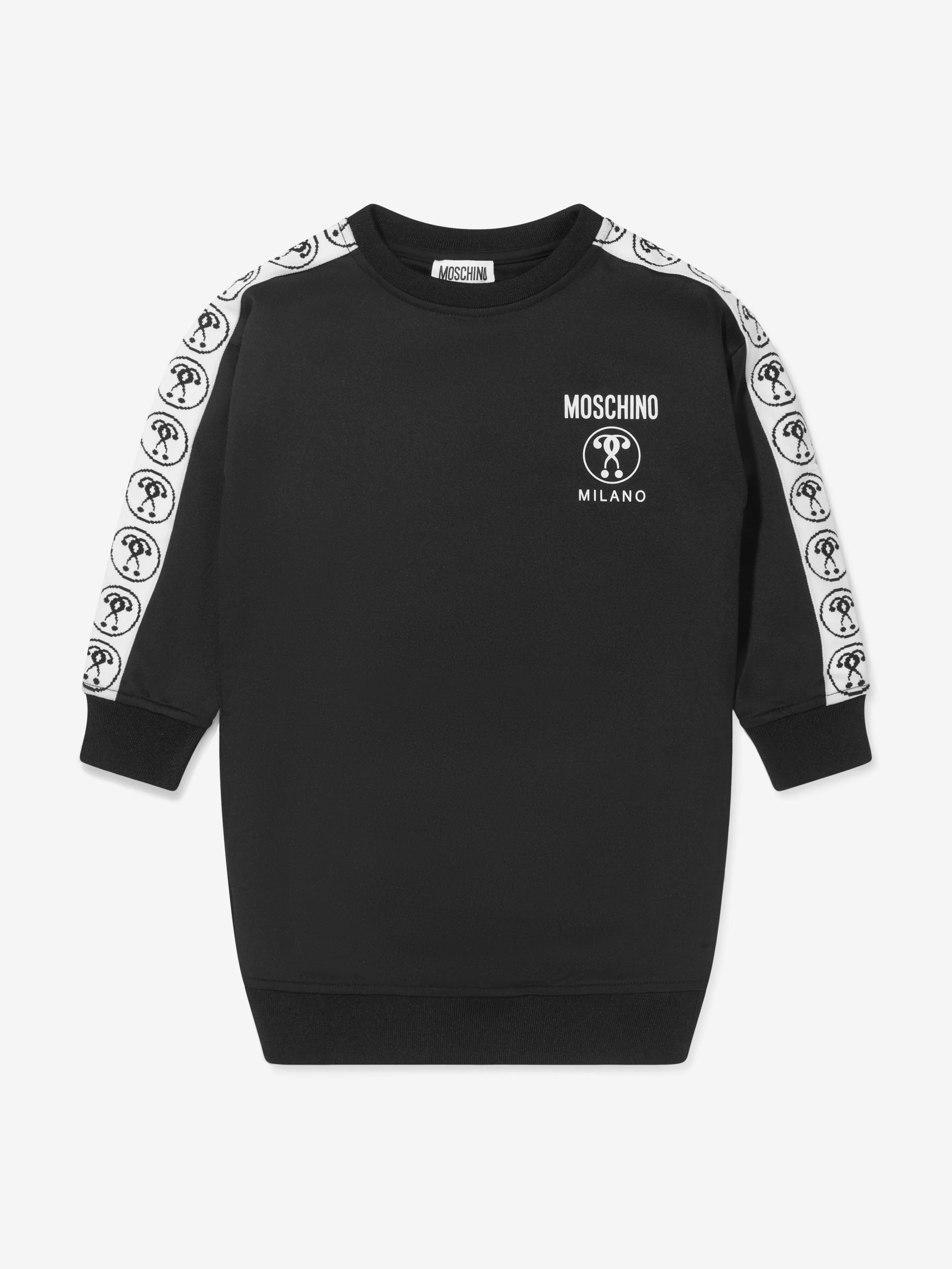 Moschino Girls Milano Logo Sweater Dress