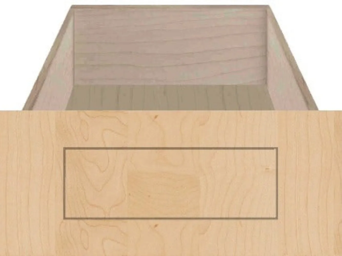 Newton Shaker Custom Cabinet Drawer Fronts