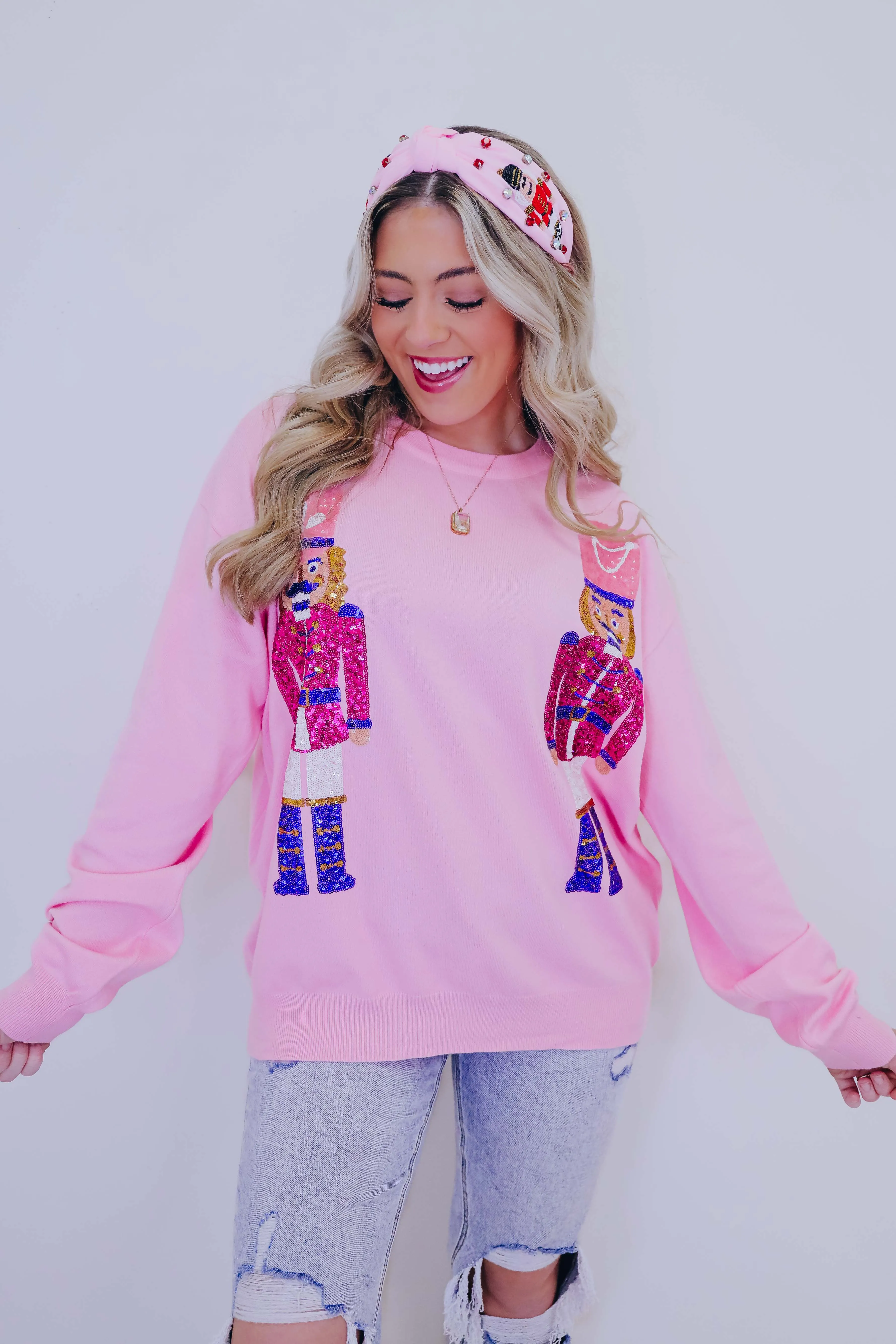 Nutcracker Sequin Sweater - 2 Colors