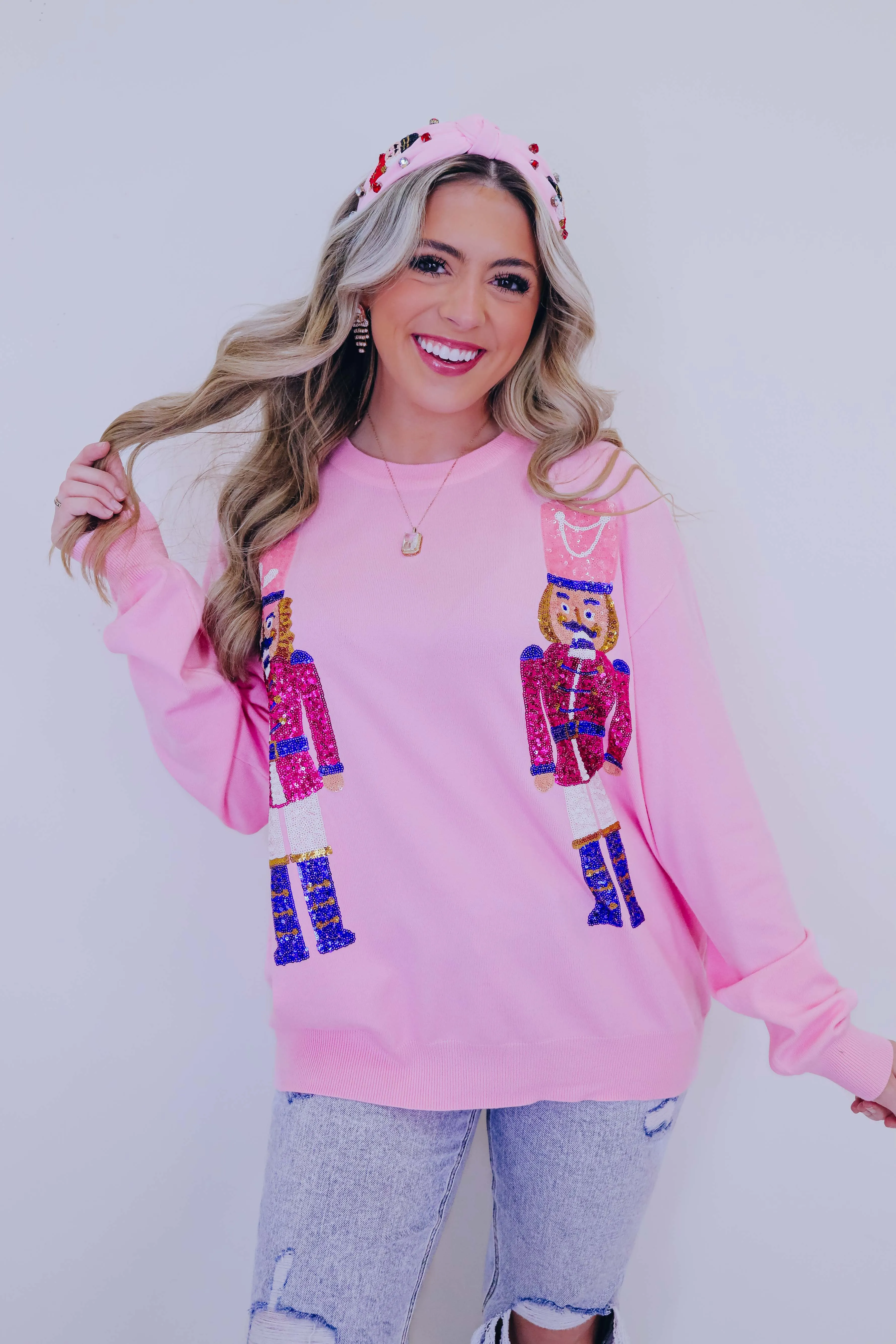 Nutcracker Sequin Sweater - 2 Colors