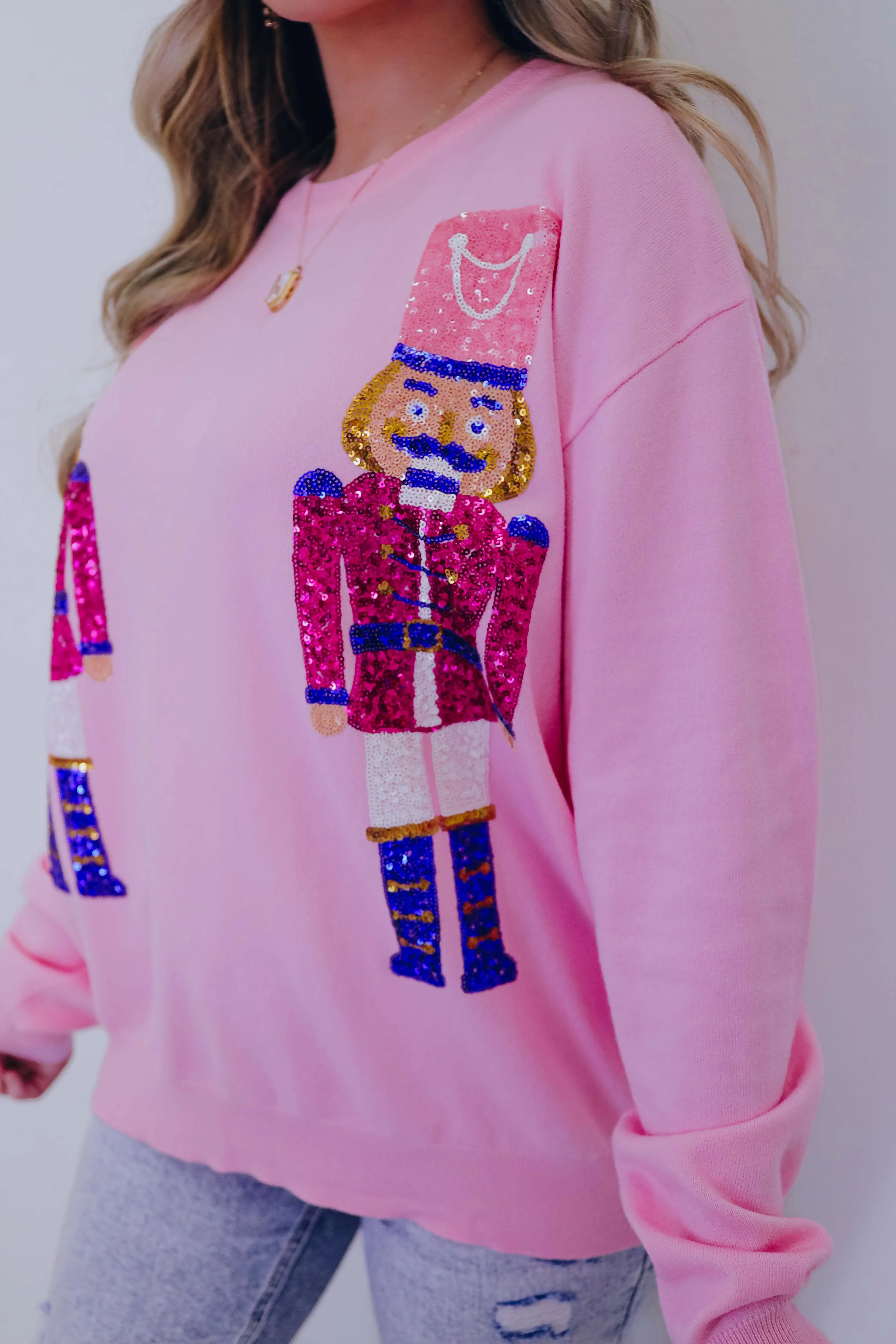 Nutcracker Sequin Sweater - 2 Colors