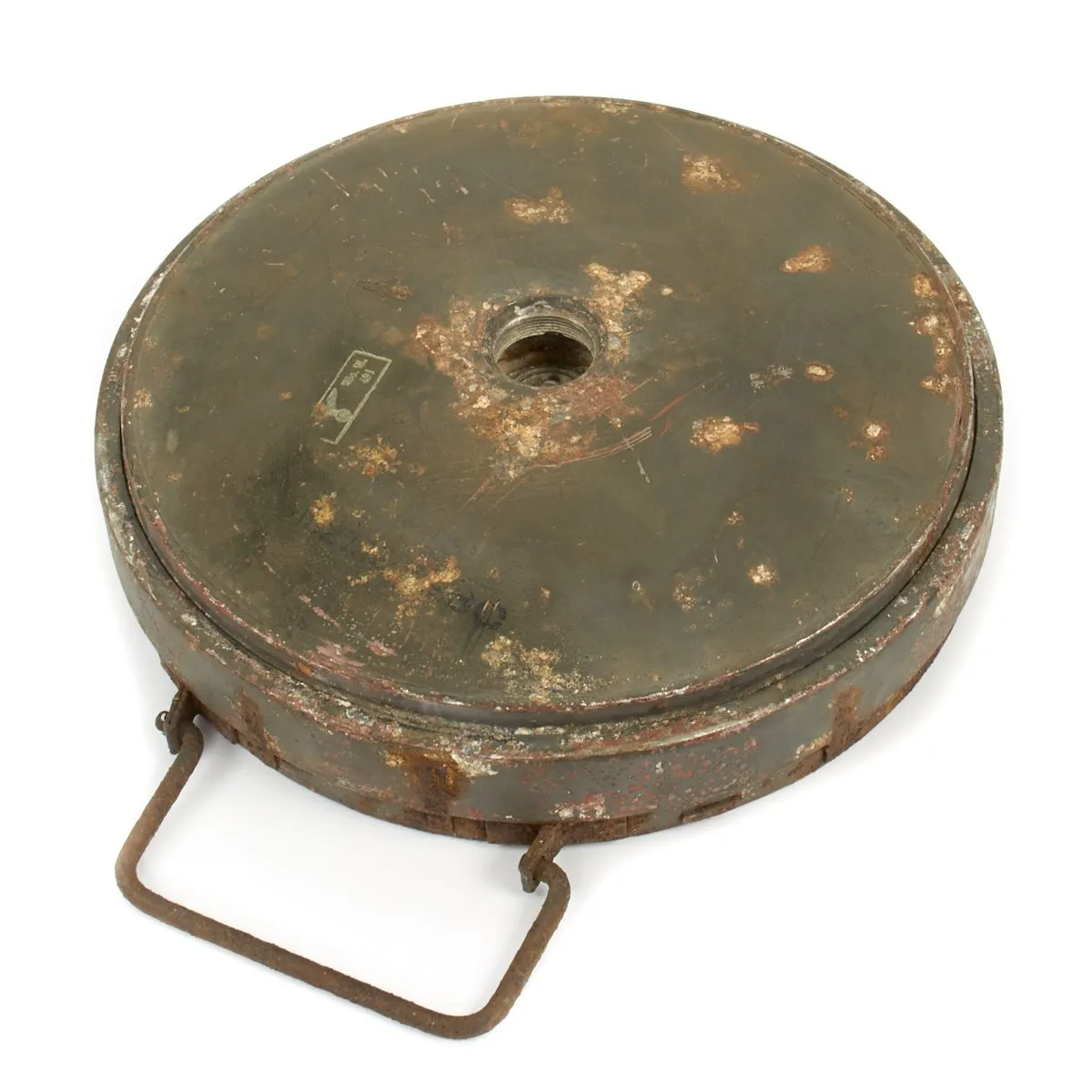 Original German WWII Anti-Tank Tellermine T.Mi.35 Mine - Inert