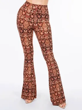 Palazzo Pants - Baroque Print