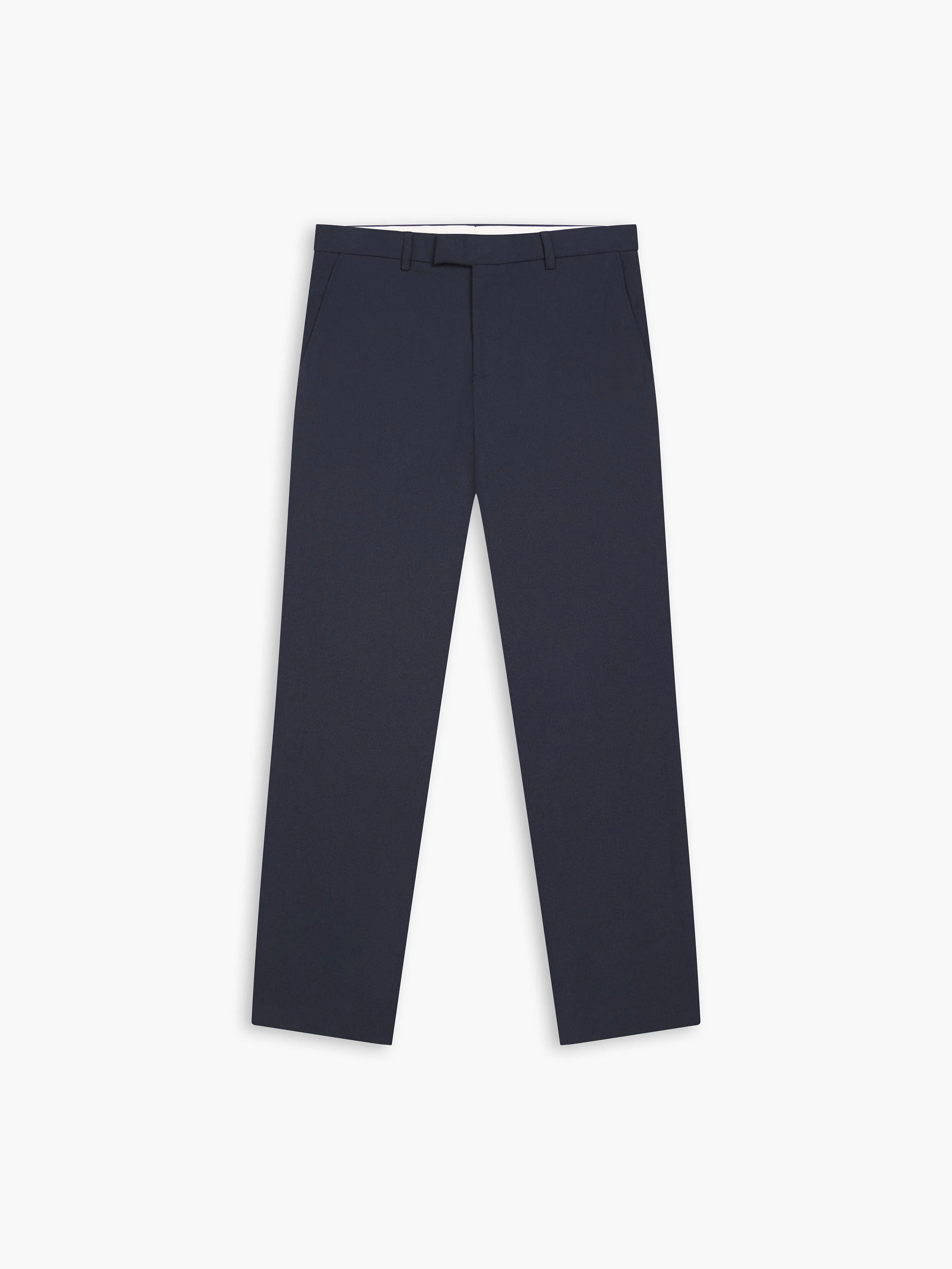 Piccadilly Linen Slim Navy Suit Trouser