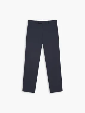 Piccadilly Linen Slim Navy Suit Trouser