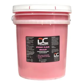 Pink Car Soap - pH-Balanced, Additive-Free Car Wash Soap 5 Gallon