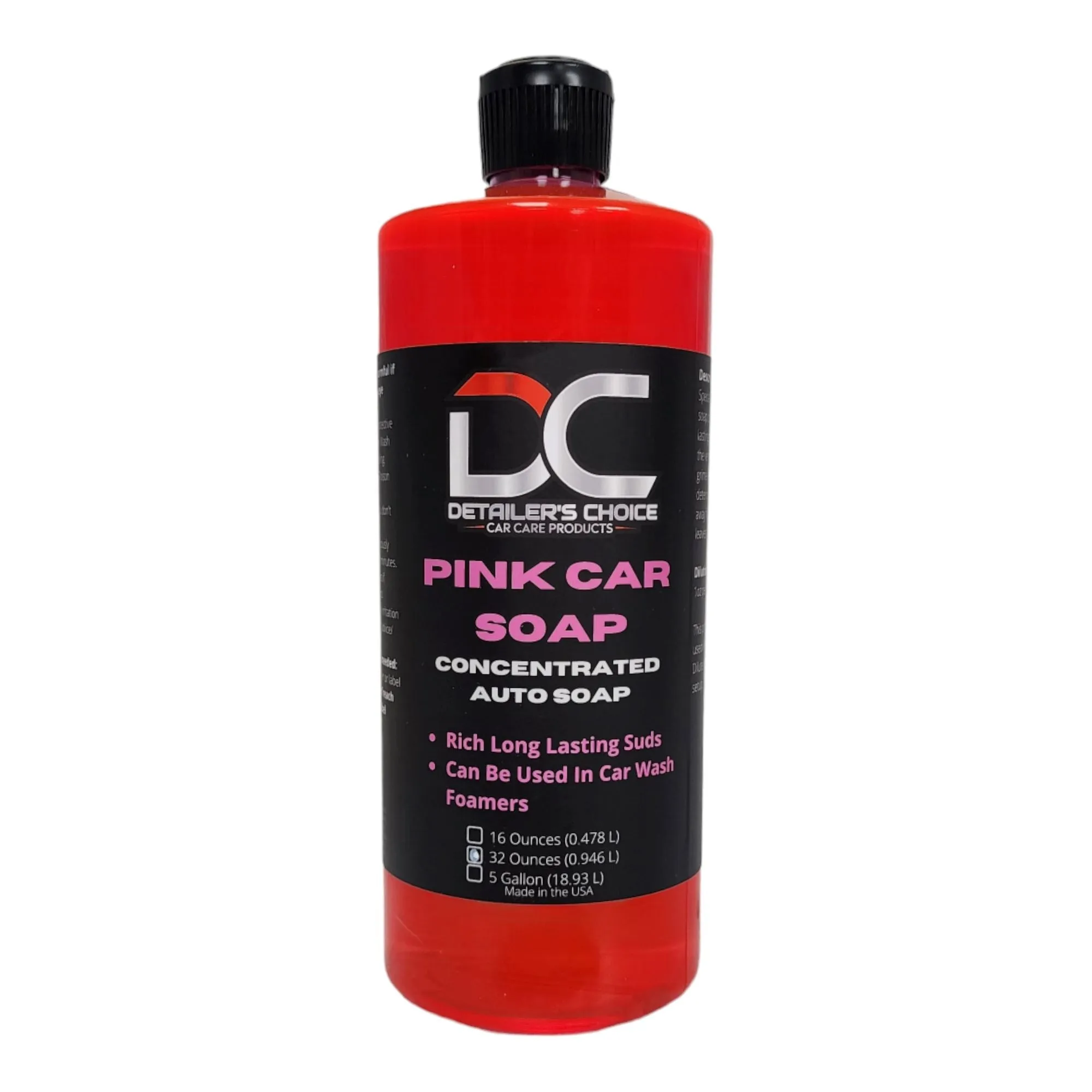 Pink Car Soap - pH-Balanced, Additive-Free Car Wash Soap