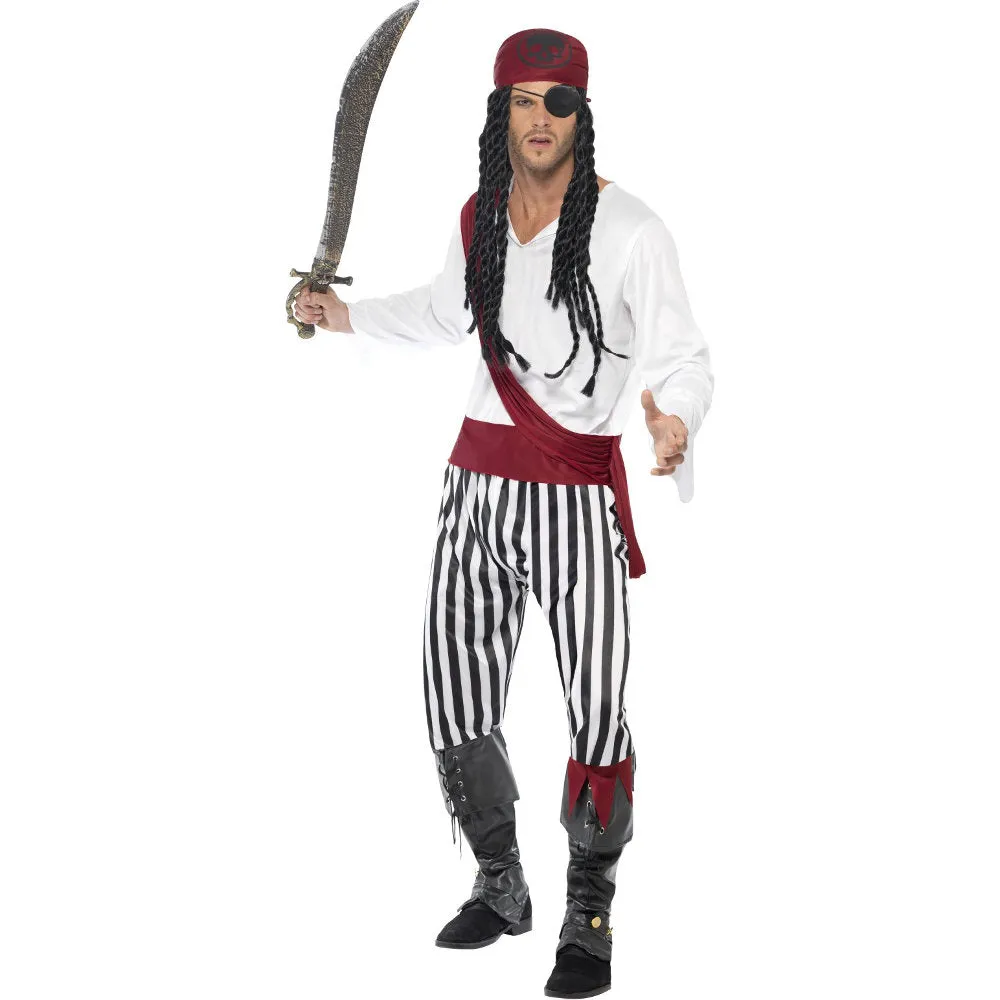 Pirate Man Costume - Stripe