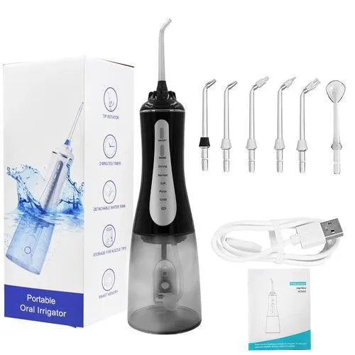 Portable Oral Irrigator 5 Modes Rechargeable Dental Water Jet 6