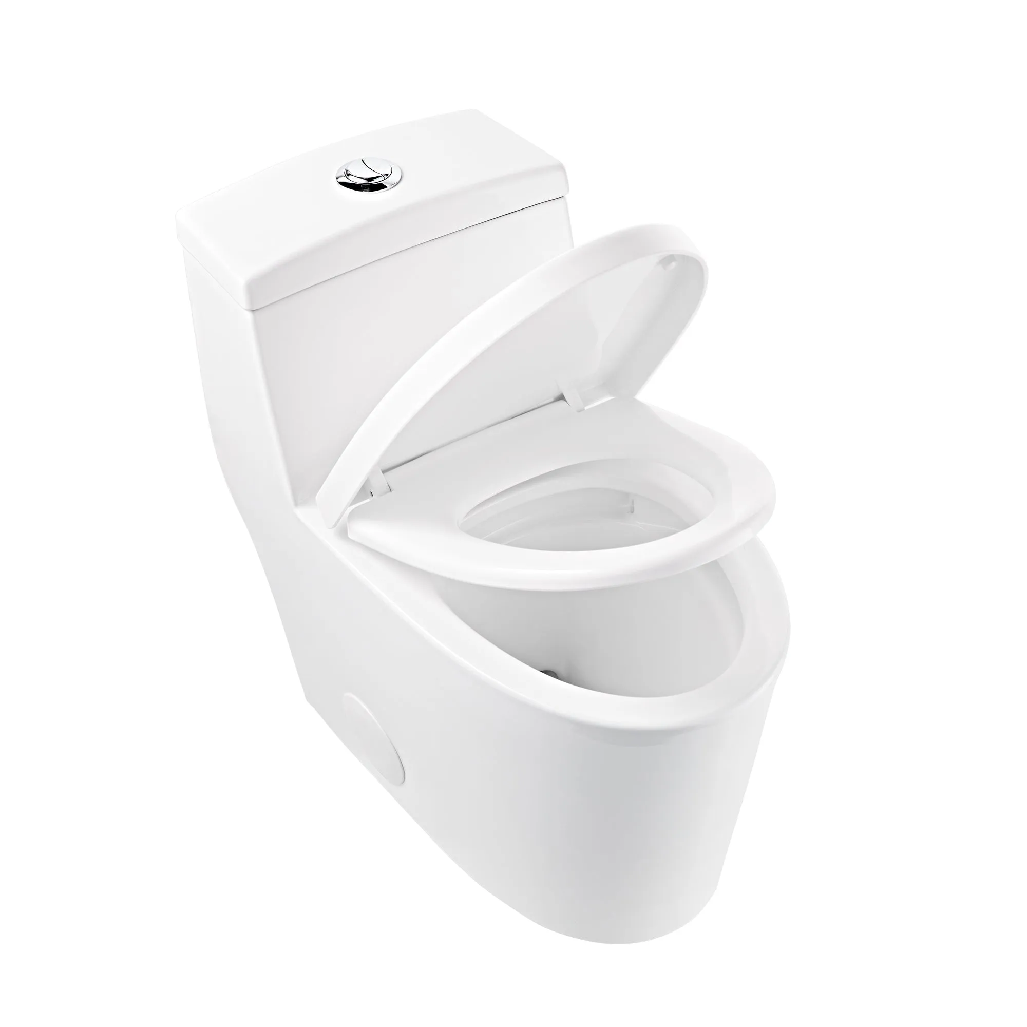 PRISM One-Piece Elongated Toilet, Dual-Flush Glazed Surface with Multiple Colors