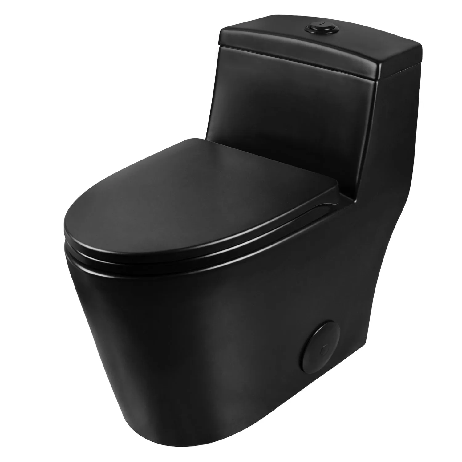 PRISM One-Piece Elongated Toilet, Dual-Flush Glazed Surface with Multiple Colors