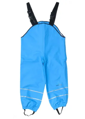 PU Splash Turquoise Unlined Dungarees