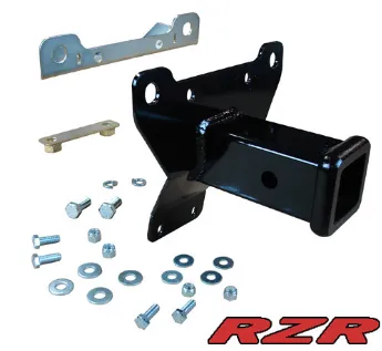 Receiver Hitch, Front 2" - 2015 and Newer Polaris RZR XP 1000, XP 4 1000, XP Turbo, XP 4 Turbo, 900 Trail, 900 XC, 1000 S and 1000 S 4