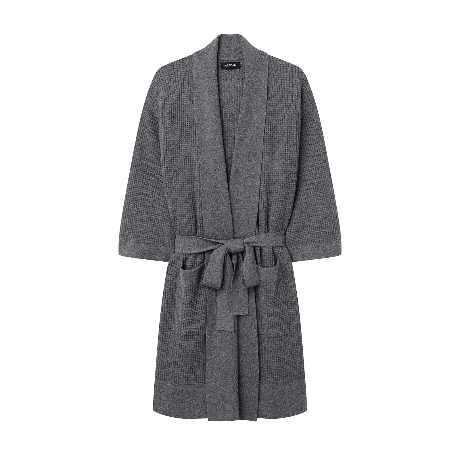 Recycled Cashmere Waffle Robe