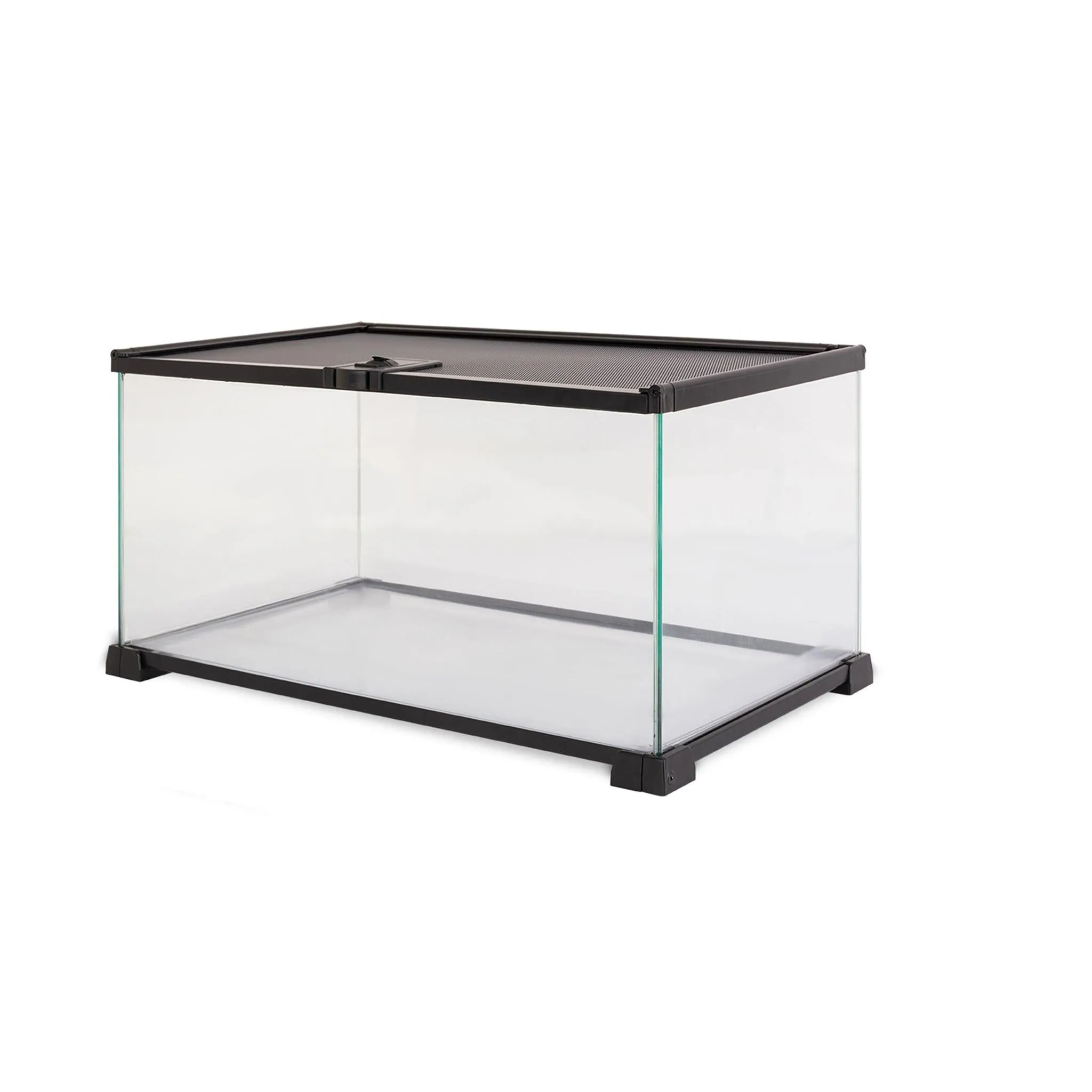 REPTI ZOO 10 Gallon Reptile Tank 20" x 12" x 10" Natural Snake Cage, Sliding Screen Top for Reptile RAK08