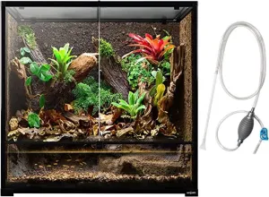 REPTI ZOO 96 Gallon Reptile Tank 36" x 18"x 36" for Reptile Amphibian Pets RK904590