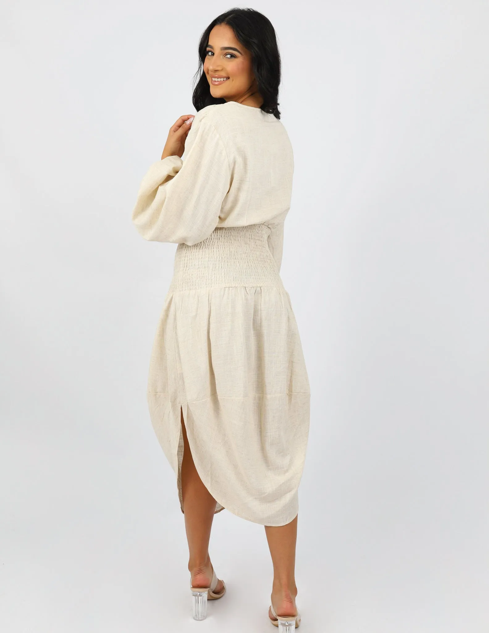 Saraya Linen Dress