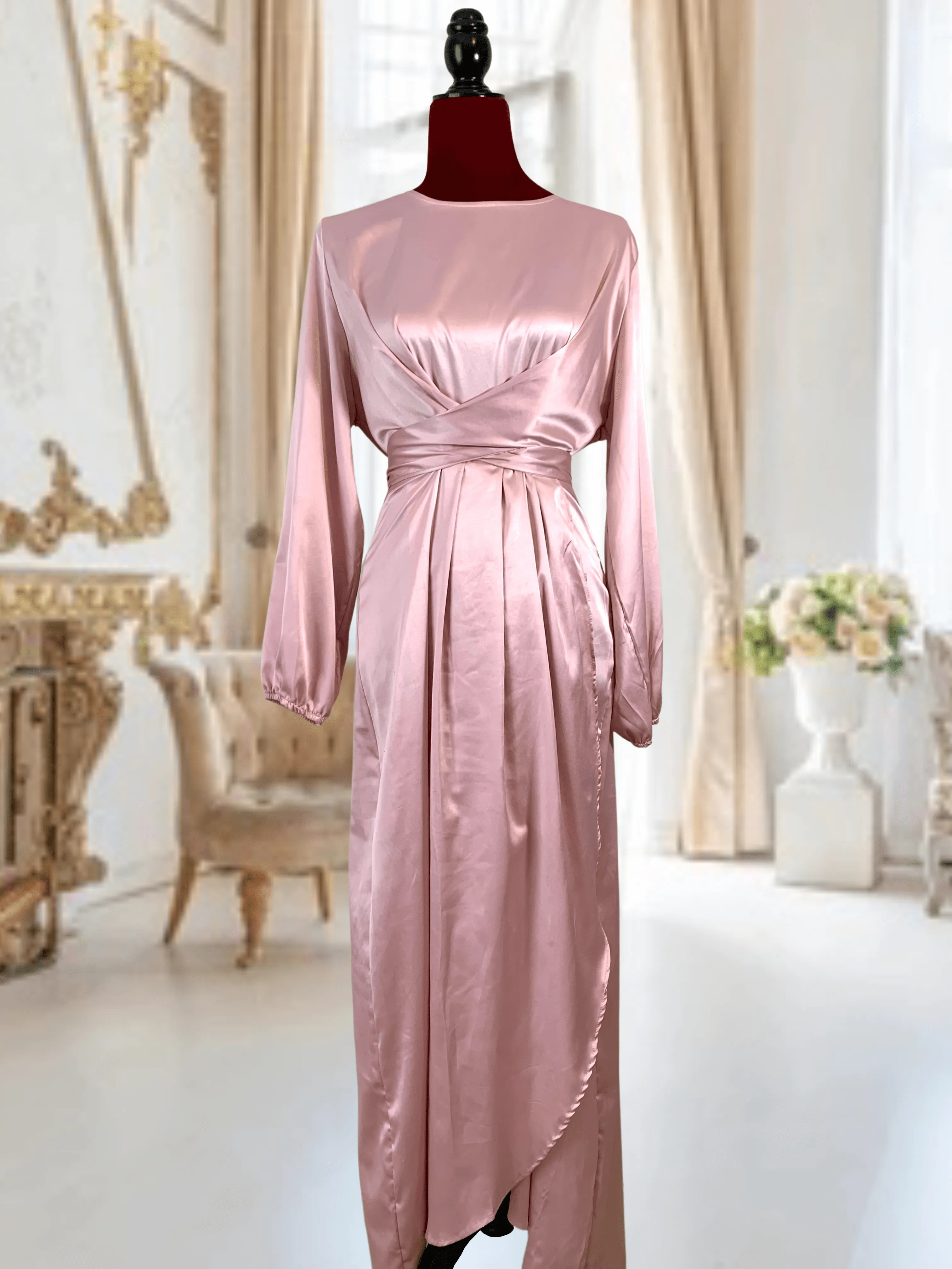 Satin Maxi Dress