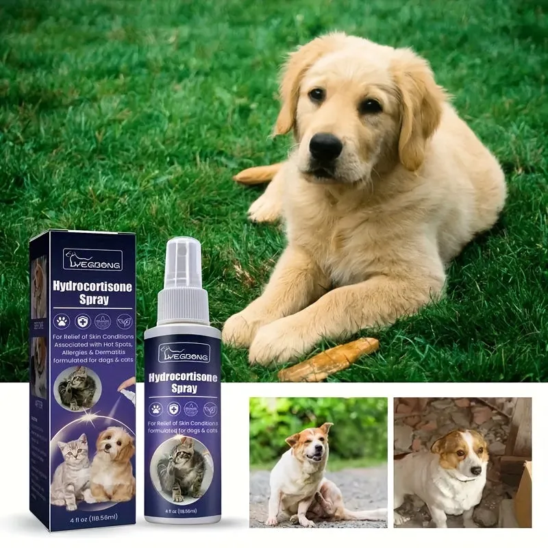 Soothing  Cleansing Pet AntiItch Spray for Dogs and Cats