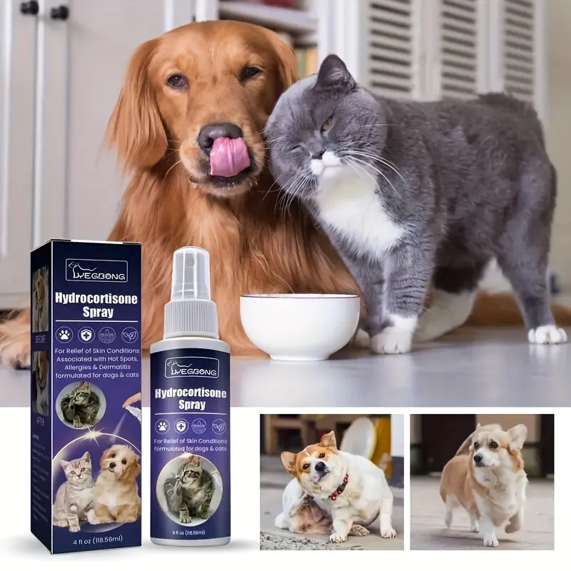 Soothing  Cleansing Pet AntiItch Spray for Dogs and Cats